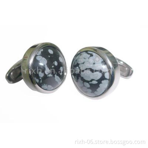 semi-precious cufflink
